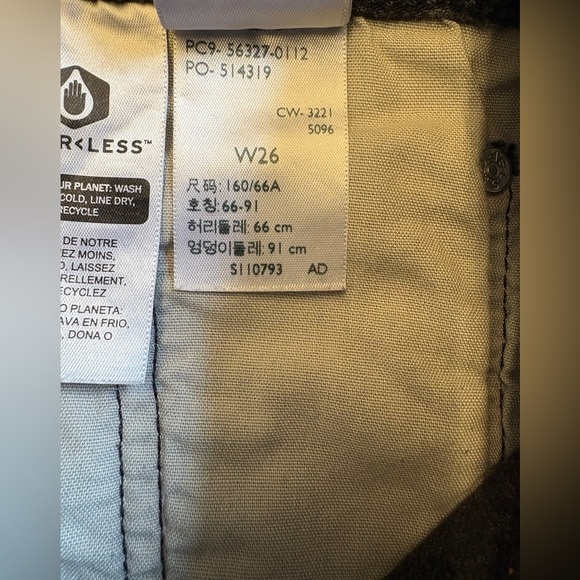 Levi's Women's Y2K Charcoal Distressed Denim Cutoff Shorts womens 26 (Small) - Picture 9 of 9